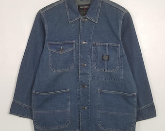 Chaqueta vaquera vintage con botones de la marca Converse