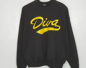 Vintage 90er Jahre Hanes Diva Signature Sweatshirt