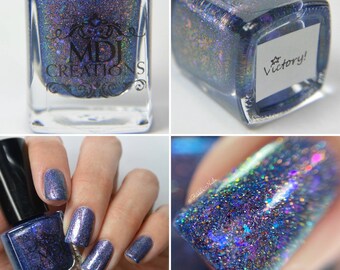 Hasil gambar untuk Nail polish creations with a combination of glitter