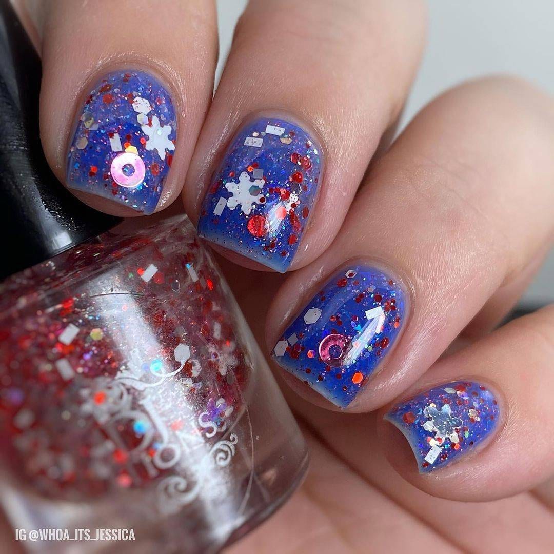 20+ Light Blue Glitter Nail Polish