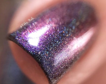 NEW! Divinity ~ Holographic Multi Chromatic Color Shift Spectraflair Rainbow Nail Polish by MDJ Creations