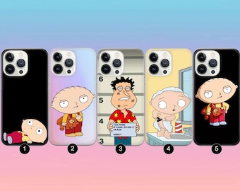 Family Guy Phone Case Stewie Cover Griffin Case for iPhone 17, 17Pro, 16e, 15, 14, 13, 12, 11, Samsung S25 Fe, S24, A17, A56, Pixel 10Pro,9A