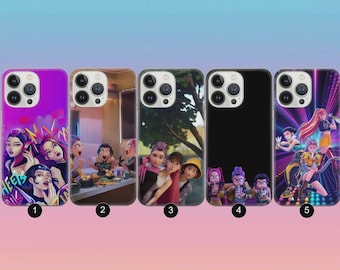 KPOP Dämonenjäger Handyhülle Anime Cover für iPhone 17 Air, 16, 15, 14, 13, 12, Pixel 10, 9, 8, Samsung S25, S24, S23, S22, A54, A35, A34