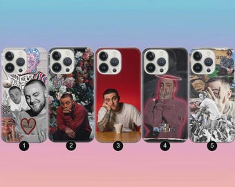 Etui na telefon Mac Miller z estetyczną grafiką rapera do iPhone'a 17, 17Pro, 16e, 15, 14, 13, 12, 11, Samsunga S25 Fe, S24, A17, A56, Pixela 10Pro, 9A,