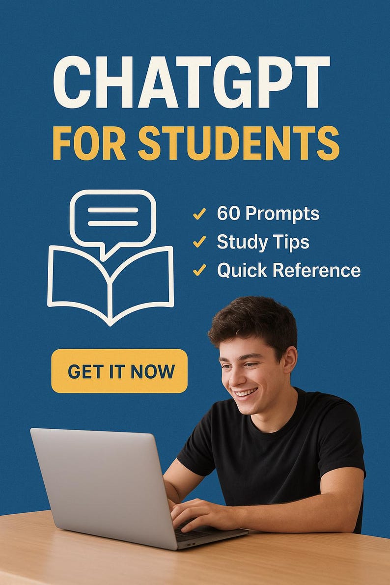 AI Study Toolkit – 60 Chatgpt Prompts for Students | Productivity ...