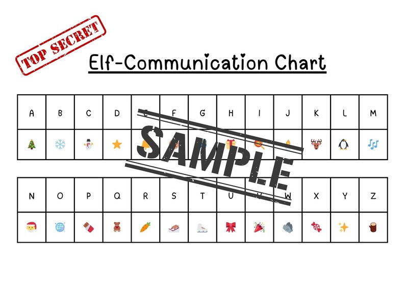 Crack the Code Elf Scavenger Hunt Printable! - Etsy