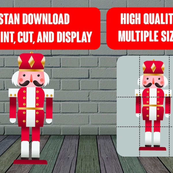 Nutcracker Christmas Decor | DIY Yard and Wall Art (Digital Download)