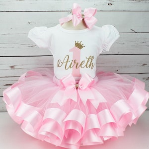 Princess 1st Birthday Outfit Girl