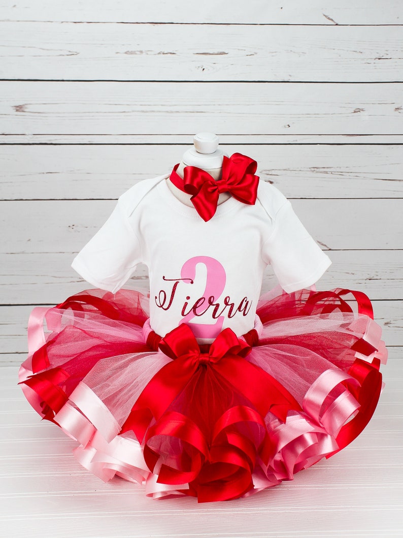 2nd Birthday Outfit Girl 2nd Birthday Party Dress 1st Birthday Outfit Girl First Birthday Personalized 2nd Birthday Gift for Toddler Girl image 6