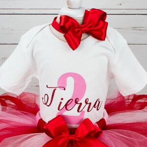 2nd Birthday Outfit Girl 2nd Birthday Party Dress 1st Birthday Outfit Girl First Birthday Personalized 2nd Birthday Gift for Toddler Girl image 2