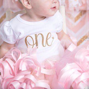 First Birthday Outfit Girl 1st Birthday Outfit Girl Baby Girl Birthday Dress Princess Tutu for One Year Old Girl Baby Girl Birthday Gift image 3