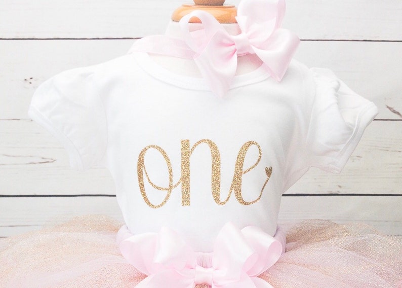 First Birthday Outfit Girl 1st Birthday Outfit Girl Baby Girl Birthday Dress Princess Tutu for One Year Old Girl Baby Girl Birthday Gift image 6