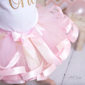 First Birthday Outfit Girl 1st Birthday Outfit Girl Baby Girl Birthday Dress Princess Tutu for One Year Old Girl Baby Girl Birthday Gift image 5