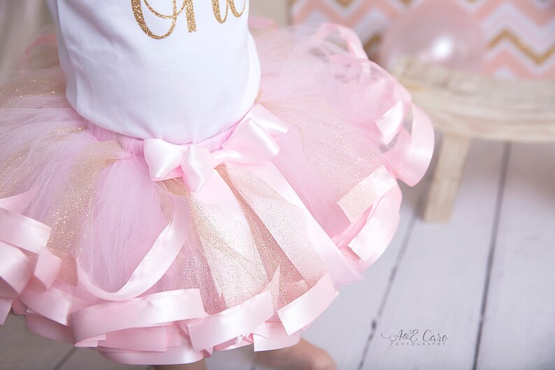 First Birthday Outfit Girl 1st Birthday Outfit Girl Baby Girl Birthday Dress Princess Tutu for One Year Old Girl Baby Girl Birthday Gift image 5