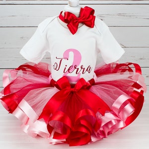 2nd Birthday Outfit Girl 2nd Birthday Party Dress 1st Birthday Outfit Girl First Birthday Personalized 2nd Birthday Gift for Toddler Girl image 1