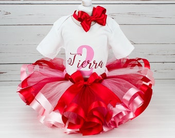 2nd Birthday Outfit Girl 2nd Birthday Party Dress 1st Birthday Outfit Girl First Birthday Personalized 2nd Birthday Gift for Toddler Girl