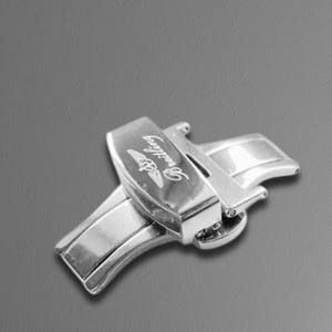 18mm Breitling Deployment Stainless-Steel Push-Button Clasp Buckle fast shipping