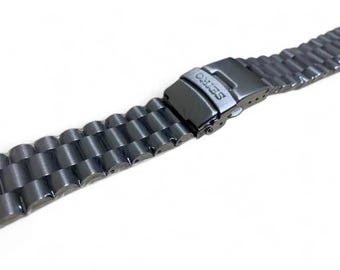 Seiko President Silver Stainless Steel Watch Strap 20mm/22mm Fast shipping