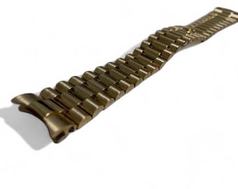 Yellow Gold-Plated President Watch Bracelet (20mm/21mm) Fast shipping