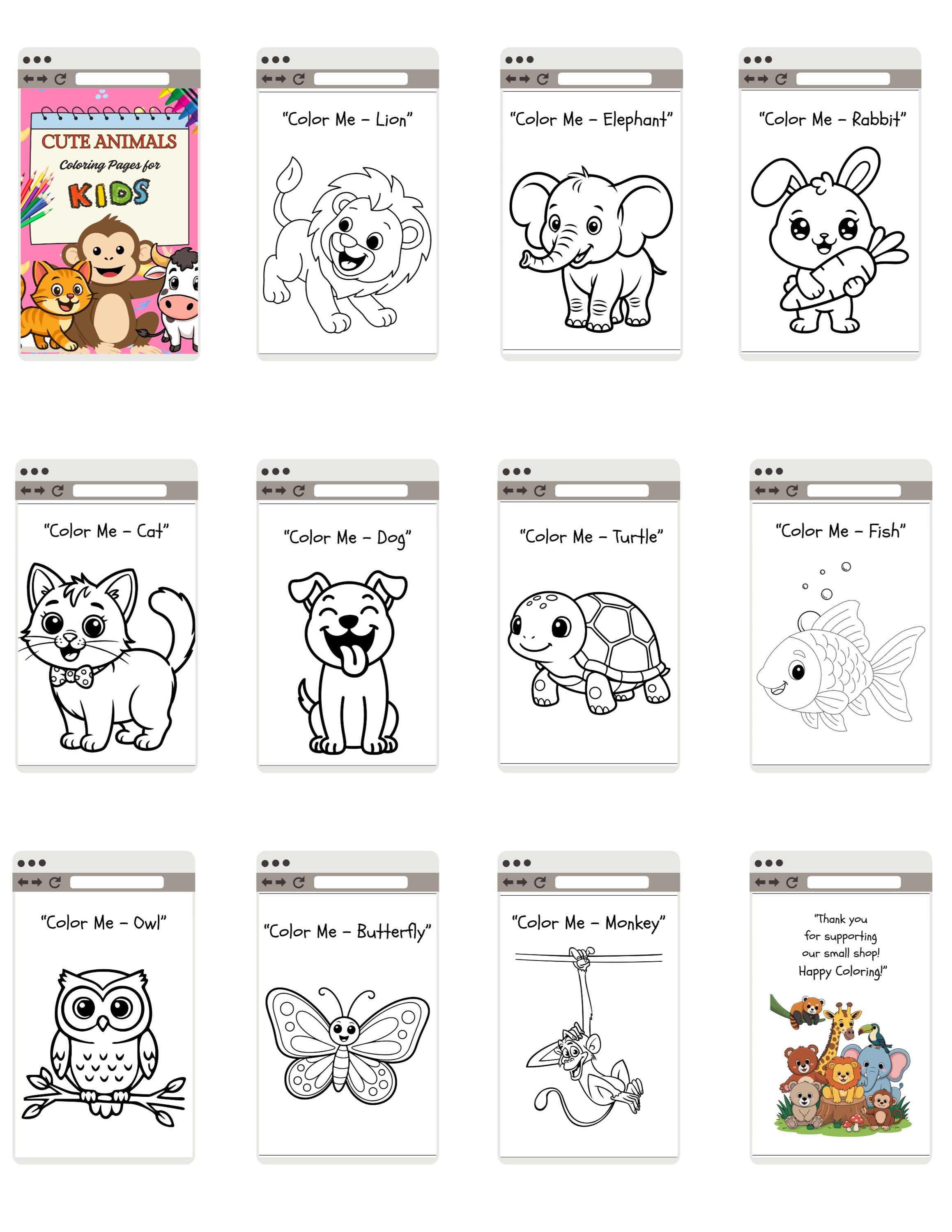 Kids Printable Activity Sheet Bundle Instant Download PDF - Etsy Canada