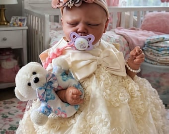 Custom Reborn girl/ boy "Summer Rain Awake" by Realborn Stacy Gibson Artist with COA