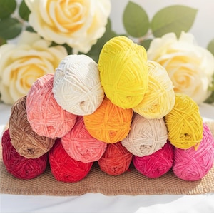 Silky Chenille Yarn, 2mm Fine Yarn, DIY Crochet Knitting, 40g Skein