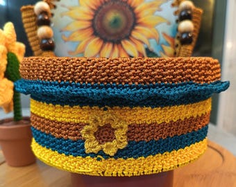 Decorative sunflower box