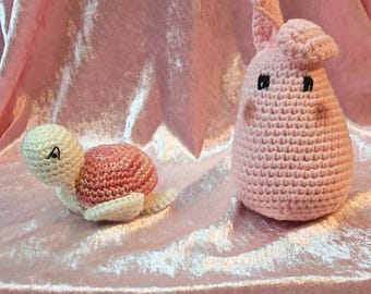 pink turtle or rabbit