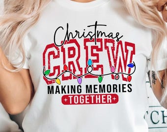 Christmas Crew 2025 SVG | Family Holiday, Matching Pajamas (Digital Download)