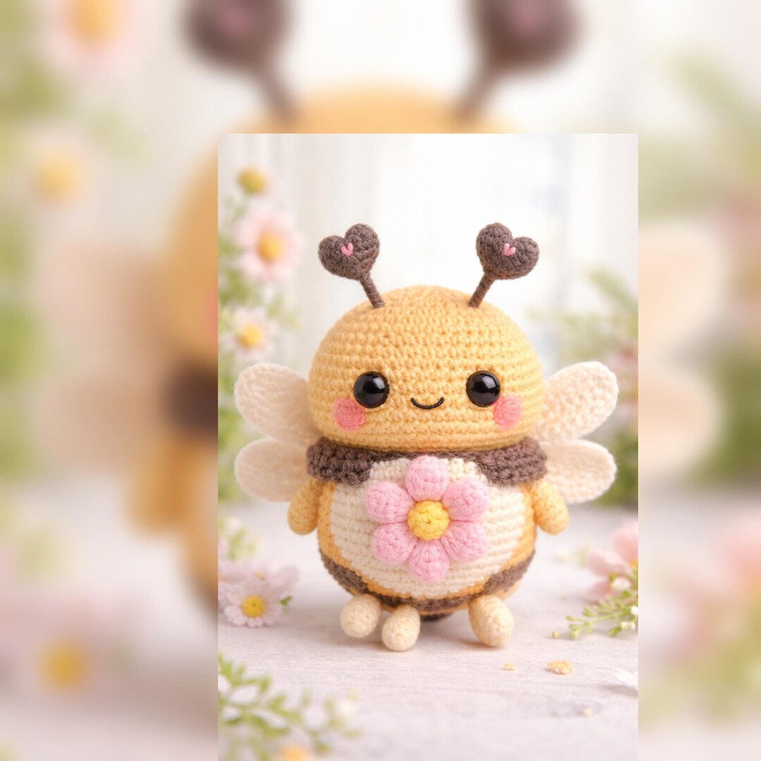 Bumblebee Sprite | Bumblebee Crochet Pattern PDF | Easy Amigurumi Bee ...