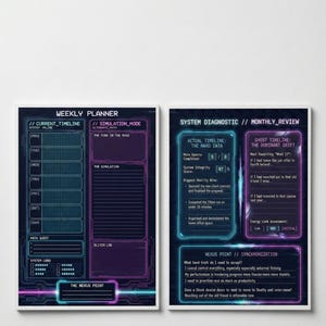 2026 weekly planner| Monthly Planner | Analyse both possibilities| Planner Templates | Digital journal| Life Planner| Digital download