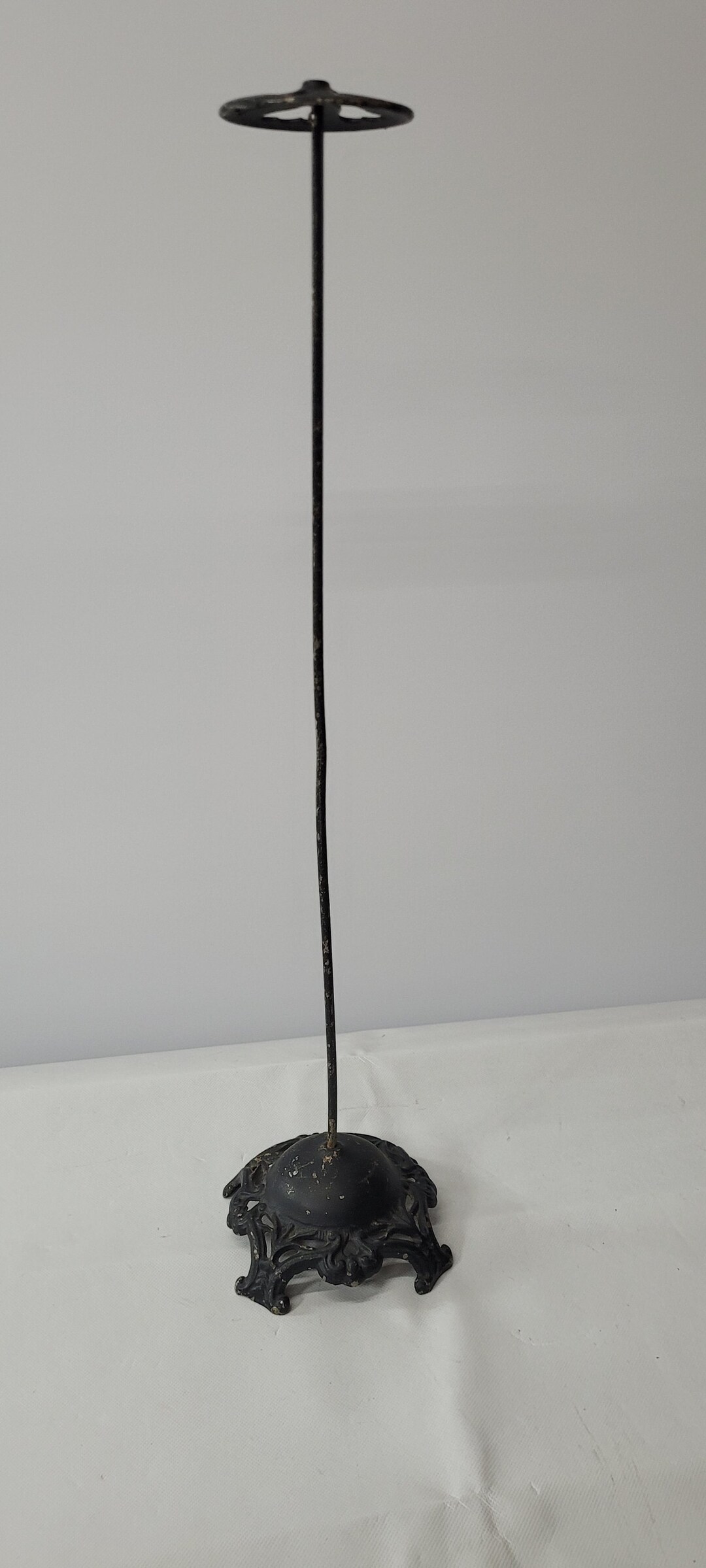 Vintage Metal Hat Stand Table Top Display General Department Store Tall