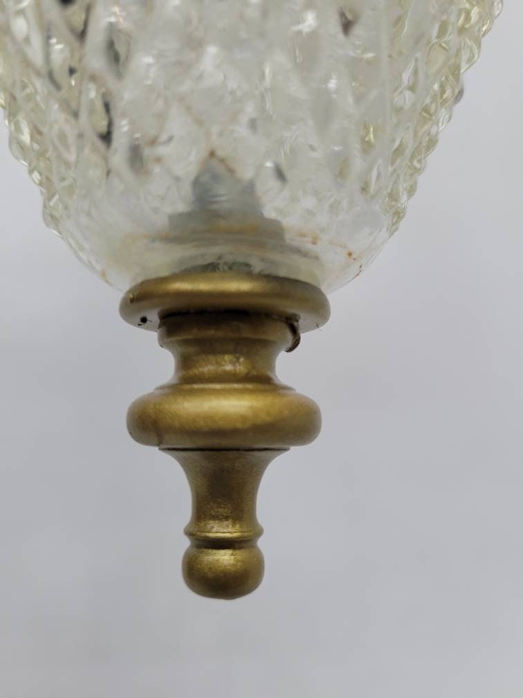 Vintage Swag Lamp Plug in Hanging Light Retro Pendant Hollywood