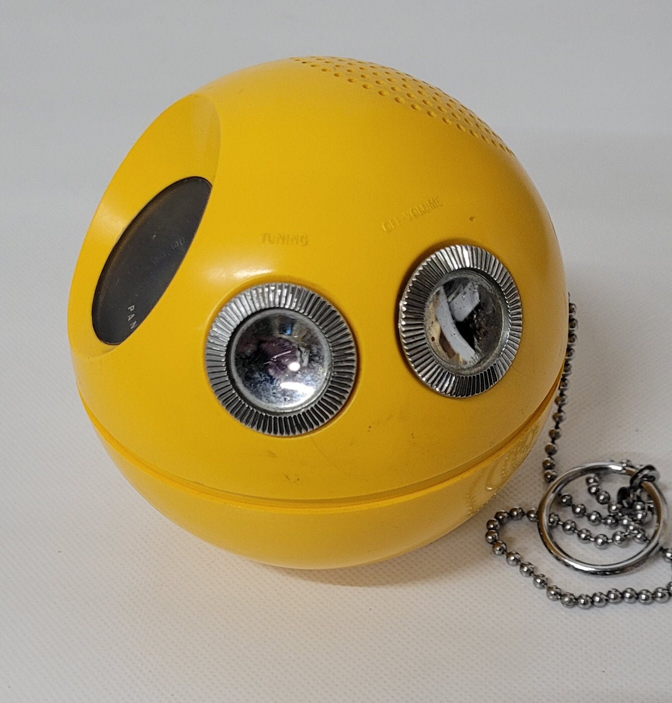 Vintage Yellow Panasonic Ball Space Age Orb Mid Century