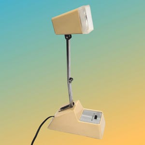 Vintage Task Lamp Mini Prestigeline Adjustable Light Wall Hanging Folding Travel Lighting  Reading or Drafting Industrial Home Decor