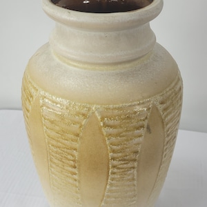 West Germany Scheurich Keramik Vase Mid Century Earth Tone  Pottery
