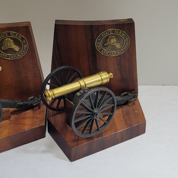 Cannon Bookends Etsy