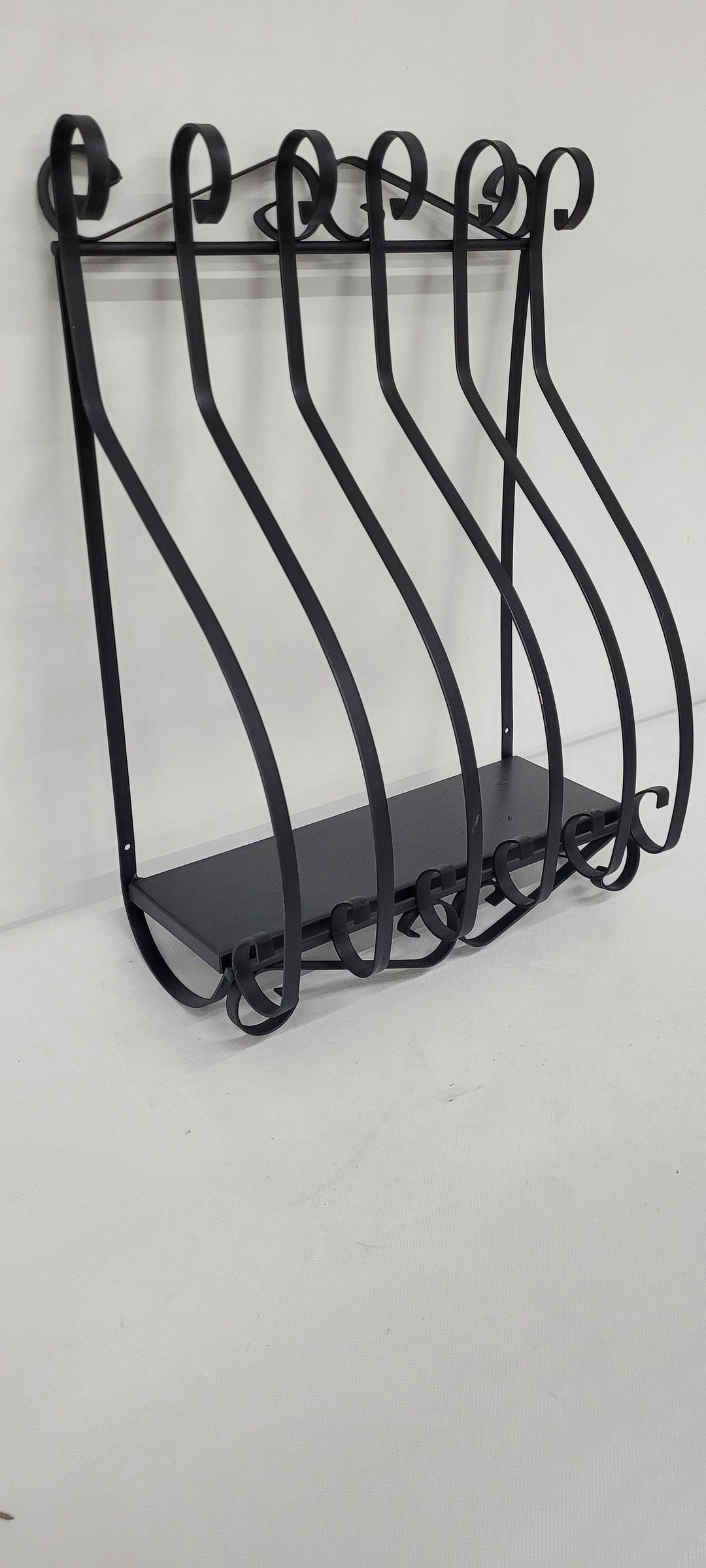 Vintage Metal Wall Shelf Display Spanish Gothic Case Cage Etsy