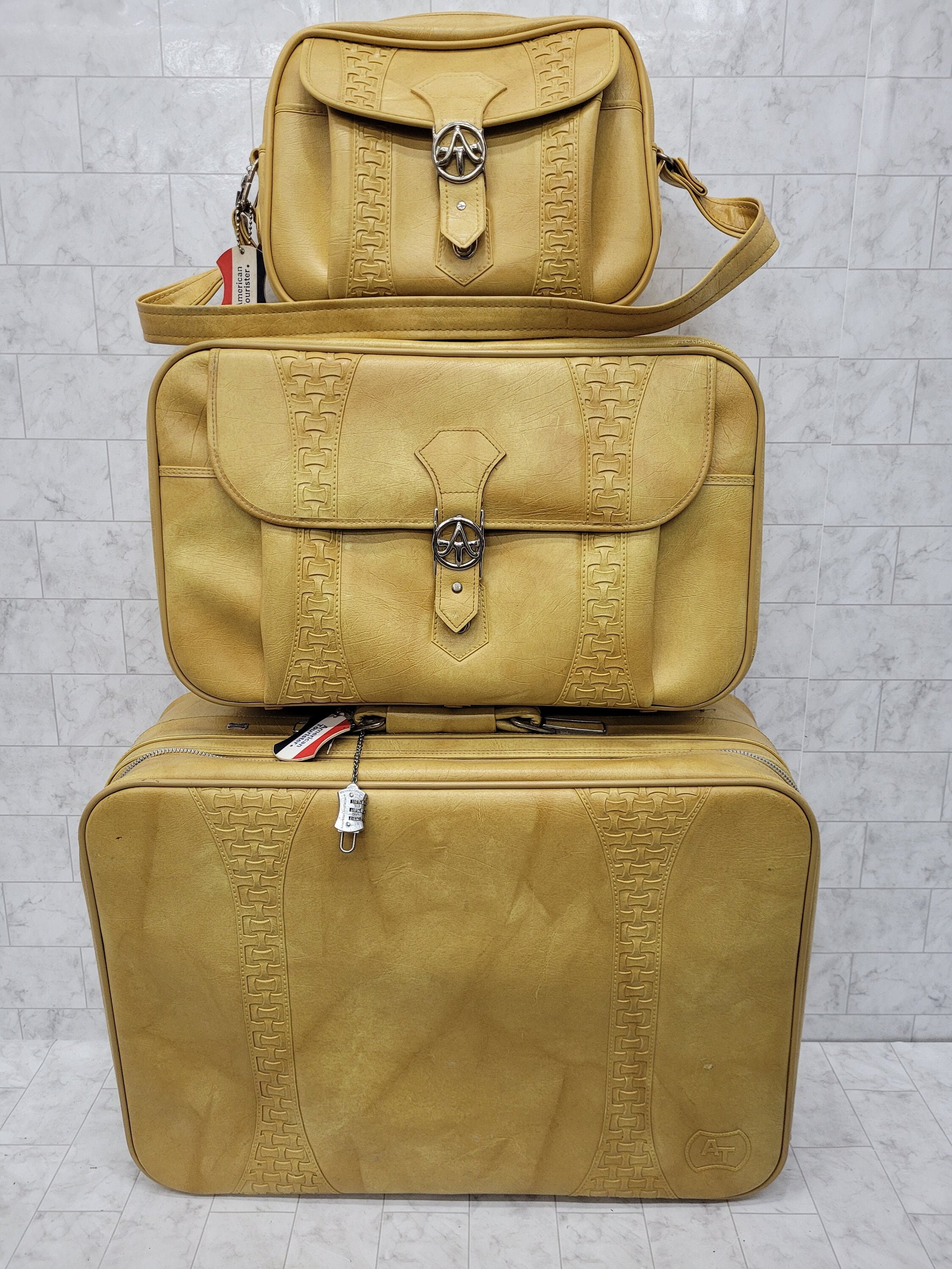 Shop 3Pcs/Set Spinner Luggage Set Vintage Pri – Luggage Factory