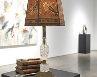 Vintage Westwood Lamp Petite Vanity Accent Light Original Shade Grandmacore
