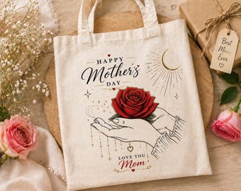Geschenk für Mama PNG, Muttertagsgeschenkdesign, druckbares Mamageschenk, Rose Handzeichnung, Sublimationsdatei für Becher-Shirt-Karte