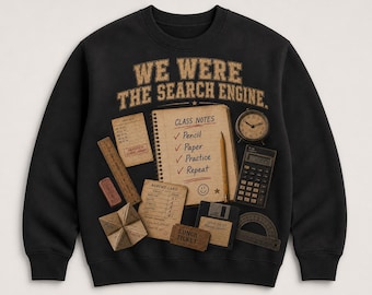 Éramos el motor de búsqueda PNG, diseño de camiseta para profesor, PNG de vuelta al cole, nostalgia escolar vintage, regalo retro para profesor, escuela de los 90 digital