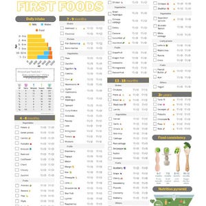 Baby Feeding Chart and Tracker [printable Digital PDF] - Etsy
