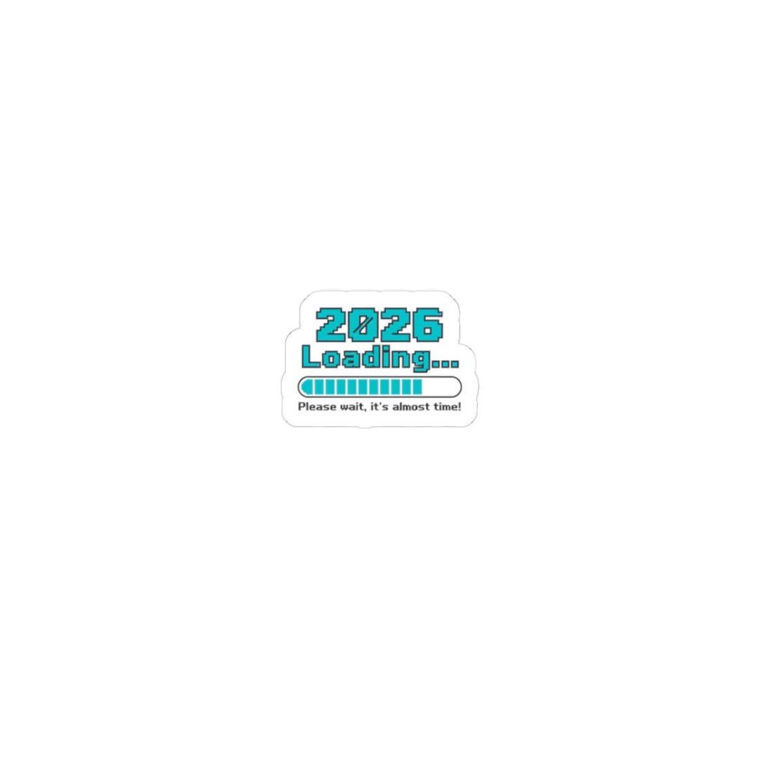 2026 Loading... Sticker | Kiss-cut Laptop Decal, Countdown Design ...