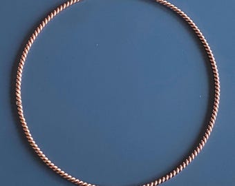 Handmade Copper Tensor Ring 144Hz – Sound Healing Tool