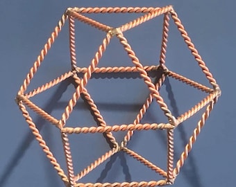 Vectorevenwicht: 1/8 heilige el | Kopertensorgeometrie | Hulpmiddel voor genezing en energie-uitlijning | Syntronic-geometrie
