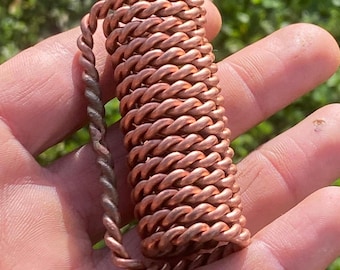 Copper Tensor Coil - Sacred Cubit, Aura Clearing & Energy Harmonization