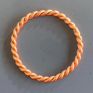 Lost Cubit Copper Tensor Ring – 177 MHz Harmonizer