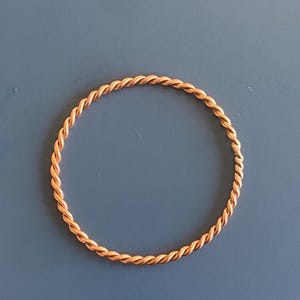 Handgemaakte koperen tensorring 144 Hz – Sacred Cubit Healing Tool