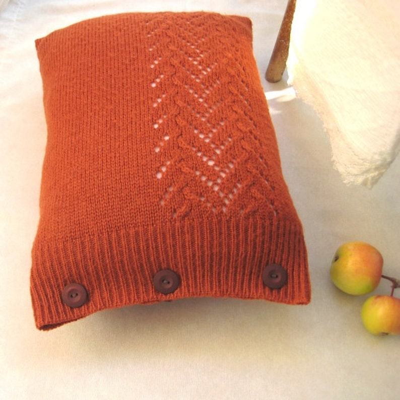 Wool Lumbar Pillow case Powder pink Vintage lace Pillow Etsy